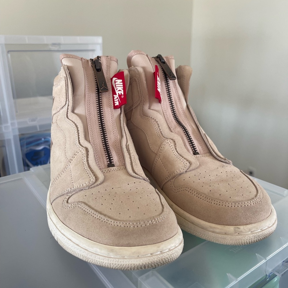 Women’s Air Jordan 1 High Zip “partial beige” - women’s size 7.5 - Picture 2 of 5